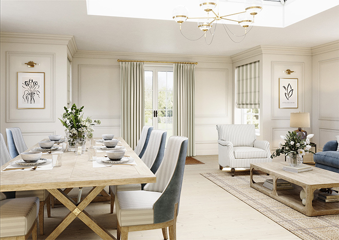 The British Stripe Co. Edward, Polzeath No.1 - Made to Measure Curtains - Image 7